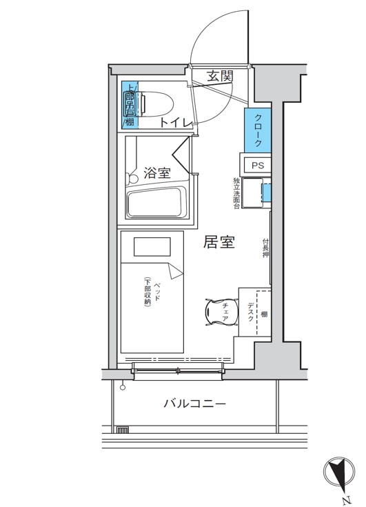 キャンパスヴィレッジ椎名町＿E1