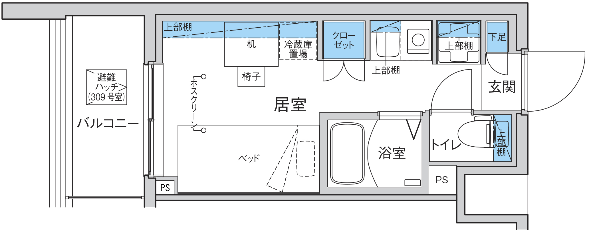 CV赤塚新町_間取り_Fタイプ