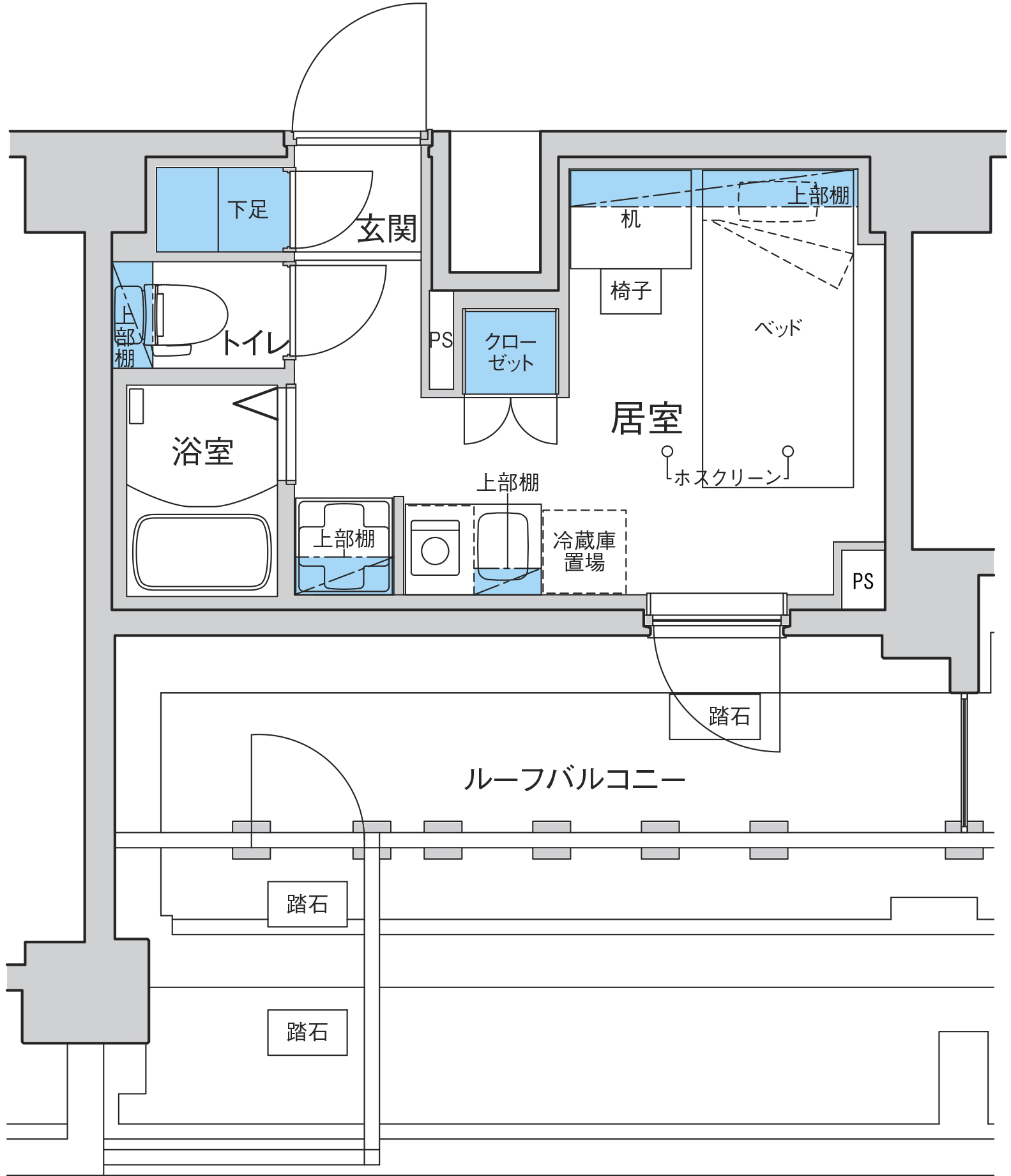 CV赤塚新町_間取り_Iタイプ