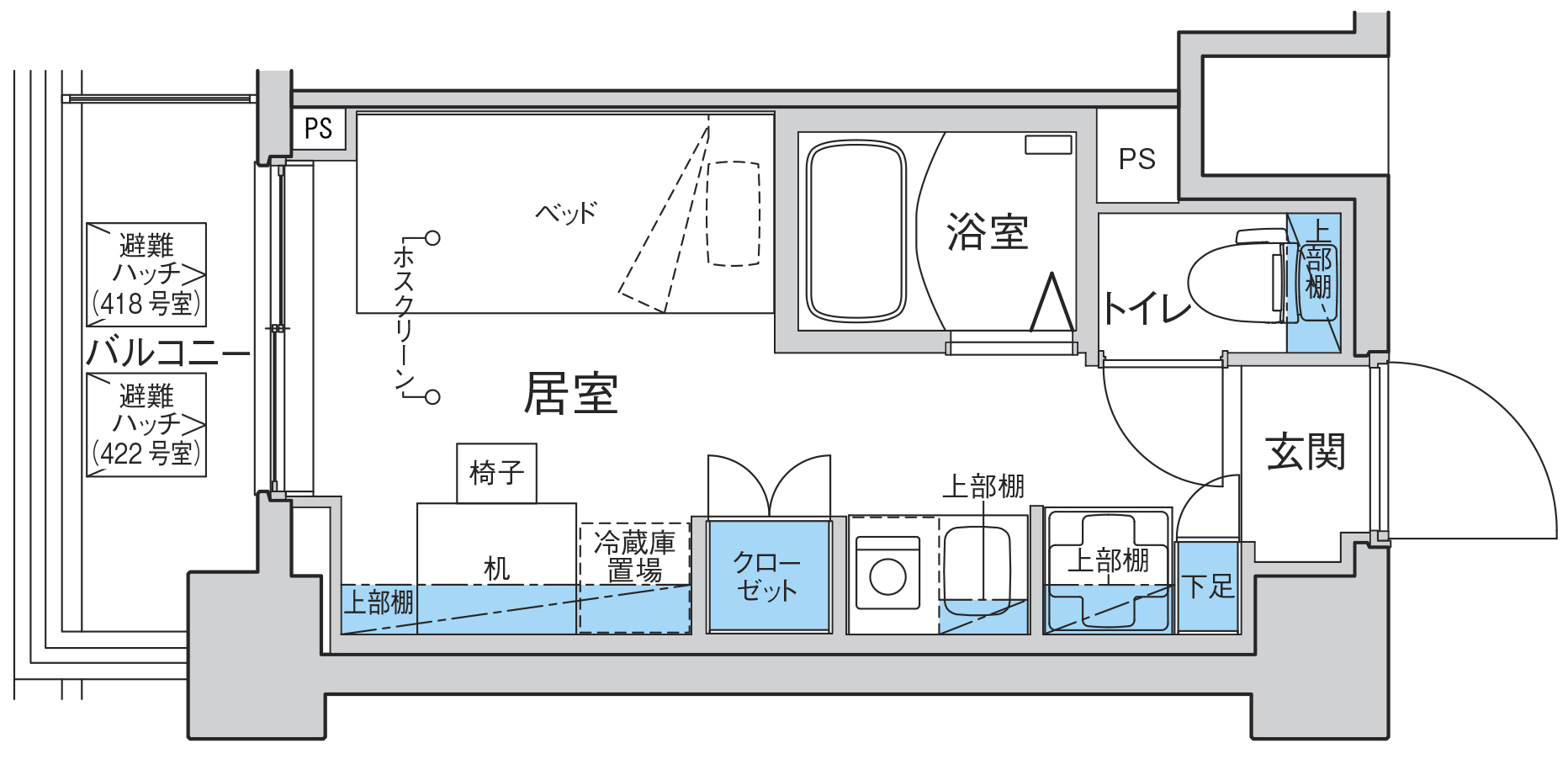 CV赤塚新町_間取り_B1タイプ