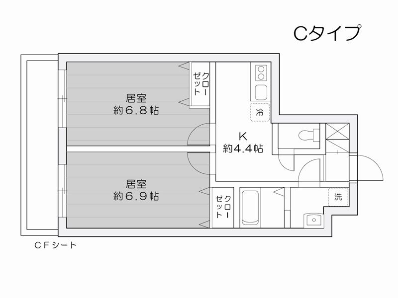 間取図(Cタイプ）